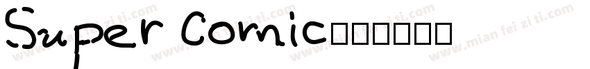 Super Comic字体转换